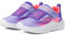 Skechers Microspec Advance, Sneaker für Mädchen, Lavendel, Neonpink, 25 EU