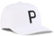 pumagolf Herren Heritage P Cap Verschluss, Weiß leuchtendes Puma, Schwarz, Einheitsgröße