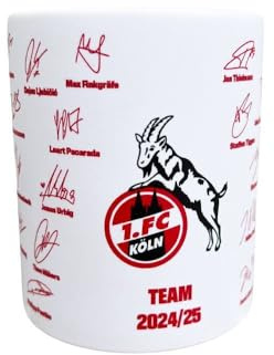 1. FC Köln Tasse Unterschriften 2024/25