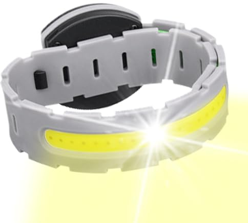 Brazalete de Luz para Correr y Caminar Lámpara De Advertencia De Alta | Luz de Brazalete Impermeable con USB Batería Recargable LED de 1000mAh para Running, Senderismo y Ci