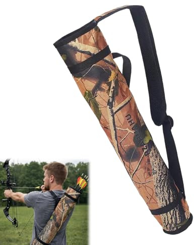 Carquois pour flèches, sac à dos réglable, support pour sac à dos, dos et hanche, carquois pour tir à l'arc latéral, poche pour la pratique de l'arc recourbé