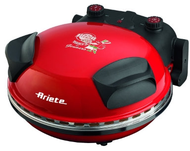 Ariete 905 - Horno individual para pizza, color rojo, 1200 W
