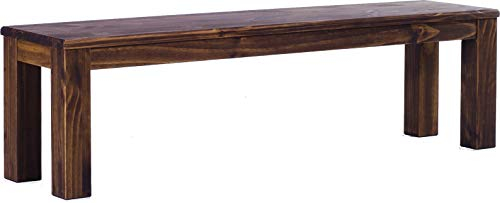 Brasilmöbel Sitzbank 160 cm Rio Classico Eiche antik Massivholz aus Pinie, Verschiedene Größen & Farben, ideal für Esszimmer & Küche