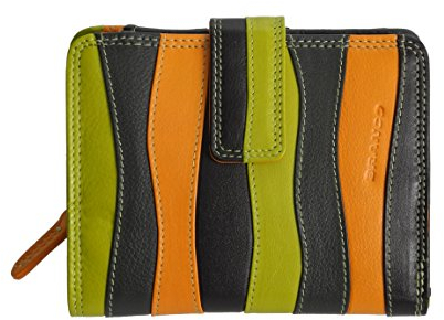 Branco Leder - sehr feine Leder Damen Geldbörse, Portemonnaie, Ladys Wallet, Mehrfarbig Multicolor Top Brand - präsentiert von ZMOKA®