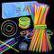 Juego de 100 luces luminosas para niños, pulseras brillantes, luces fluorescentes de neón para decoración de fiestas, festivales, bodas, Navidad, Nocheviej