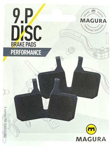 Magura MT - Freni a disco idraulici di ricambio per bicicletta MT 5 7 Trail I Pastiglie freno I Mountain bike I Bici elettrica I Turismo I (9.P (4 pistoni) Grigio Performance)