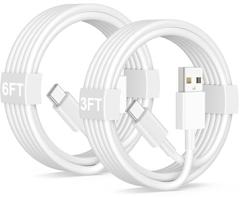 Câble Carplay pour iPhone 17 16 15 Voiture, 1M+2M Câble USB A vers USB C Voiture pour Apple Carplay et Android Auto,Câble USB vers USB C Charge Rapide for iPhone 16 Voiture Charge Rapide pour Samsung