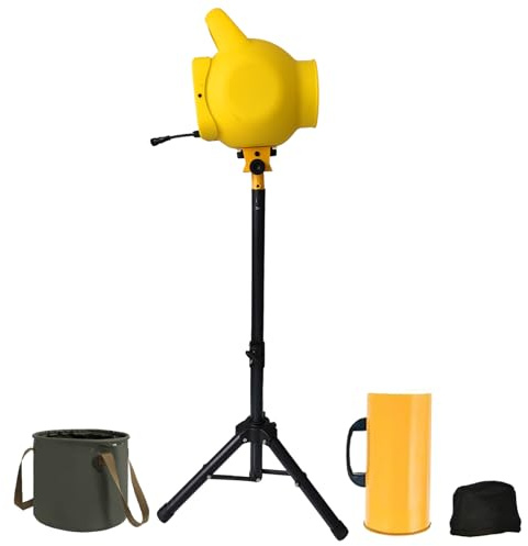 agreilduite Máquina De Espuma para Fiestas En La Piscina,Máquina De Burbujas De Jet,con 4 Modos De Juego, para Fiestas Al Aire Libre En Verano, Natación, Distancia De 5 a 7 M, con Cubo Plegable 20 L.