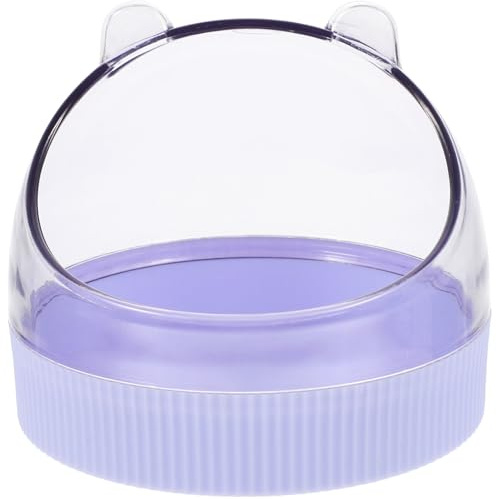 JOINPAYA Cuenco para Hámster Transparente de Acrílico Accesorio de Jaula para Comida y Agua Comedero Colgante para Pequeños Roedores Suministros para Mascotas Pequeñas