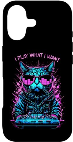 Custodia per iPhone 17 House Cat DJ Gioco Quello che Voglio Rave EDM Music Equalizzatore