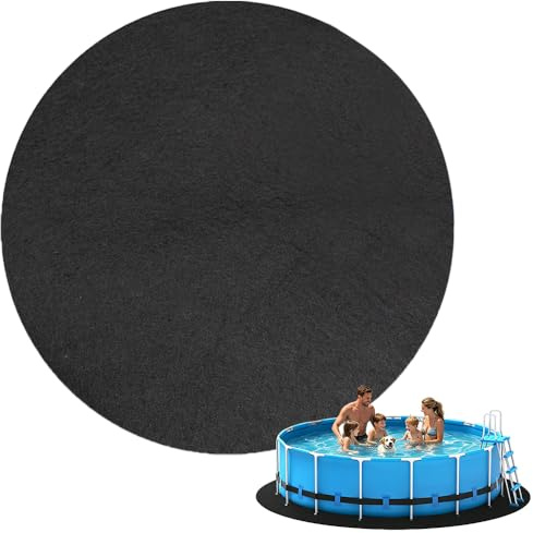 SKJJM Pool Unterlage Outdoor, 305cm Pool Bodenplane Runden, Swimmingpool Bodenschutzplane Bodenmatte, Poolunterlage Rund, Bodenplane für Pools, Whirlpool Matte für Hinterhof Garten Rasen