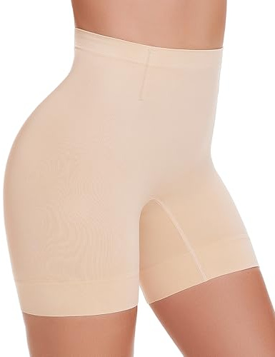 SIMIYA Shapewear for Women Tummy Control Knickers, Mid-Waist Seamless Body Shaper, Shaping Underwear Shorts for Under Dresses, Hold Me In Pants with Bottom Lift