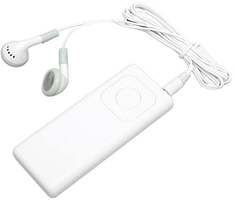 Lettore MP3, Tascabile con Mini Lettore Musicale Lossless Sound per Studenti Che Corrono in Viaggio, Ascolta Romanzi, Supporta Schede di Memoria Fino a 64 GB, Standby Lungo 180 MAh(Bianco)