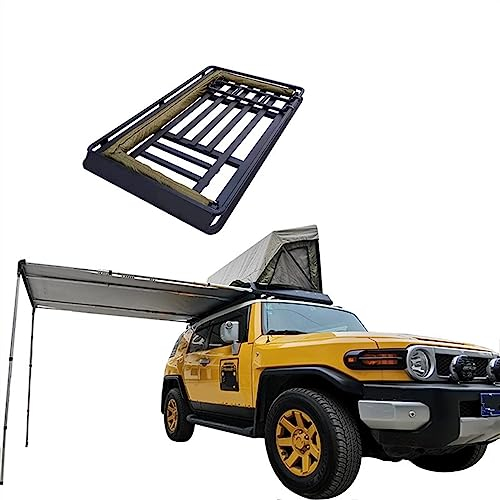 ZAISCH Dachträger Geländewagen-Dachzelt-Markise für Landcruiser-Dachträger für Tule für Jeep-Gepäckdachträger-Autodachträger Dachgepäckquerträger-Auto