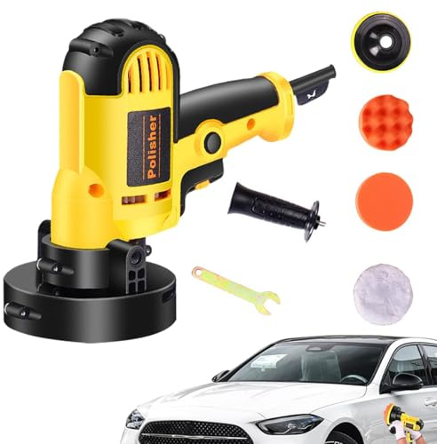Lucidatrice a tampone rotante, tampone per auto portatile | Lucidatrice per lucidatura per dettagli auto | Levigatrice per auto portatile ed efficace per la lucidatura, la lucidatura delle piastrelle