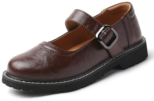 Women Mary Jane Shoes Platform Comfort Plain Toe Work Oxfords Dress Shoes