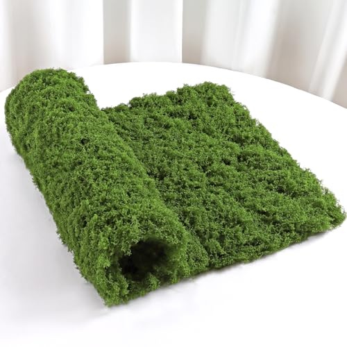 Betylifoy Musgo Artificial para Decorar, 100 x 100 cm Cuadrado Musgo Artificial para Manualidades Decoración para Pared Modelismo Acuario Jardín en Miniatura