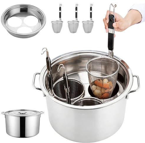 Pentola per spaghetti con inserto colino | Pentole in acciaio inossidabile | Vaporiera Spaghetti Cook R | Flessibile per un uso a lungo termine e struttura robusta che resiste alla deformazione, rende