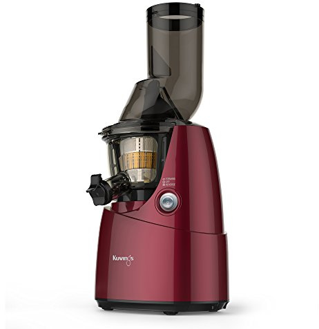 Kuvings BPA-Free Whole Slow Juicer B6000PR, Red, includes Smoothie and Sorbet Strainer