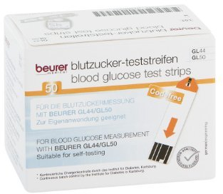 250 Blutzuckerteststreifen für beurer GL50 Messgeräte