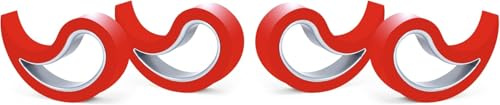 Stoppy, stoppi, dörrstoppare, fönsterstoppare, stoppare, set med 4 tillgängliga i 14 färger (röd)