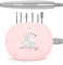 MELODYSUSIE SC180J Nail Drill Machine 25000RPM Professional Low Noise Electric Nail Files Manicure and Pedicure Set with Crystal Glass Nail File and 56 Sanding Bands (Standard, Pink-25000RPM)