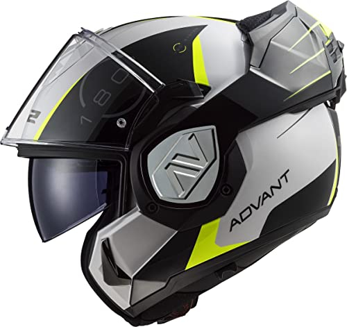LS2, Klapphelm Motorrad ADVANT CODEX White Black, S