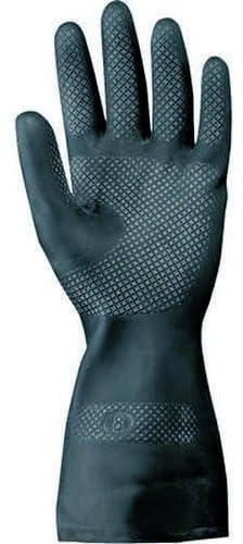 La zappa Guanti da lavoro in Neoprene antiacido h 32 cm Neo Eco (XL)