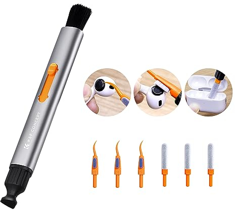 K&F CONCEPT Reinigungsstift Multifunktionaler Cleaning Pen für Smartphone Bluetooth-Kopfhörer Digitalkamera-Reinigung zur Reinigung von Objektiv, Linsen, Filter, Kamera, DSLR, Optik