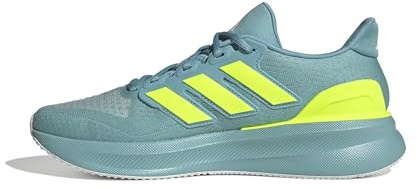 Adidas Ultrarun 5 Running Shoes Chaussures de Course Homme, Mint Ton Lucid Lemon FTWR White, 44 EU