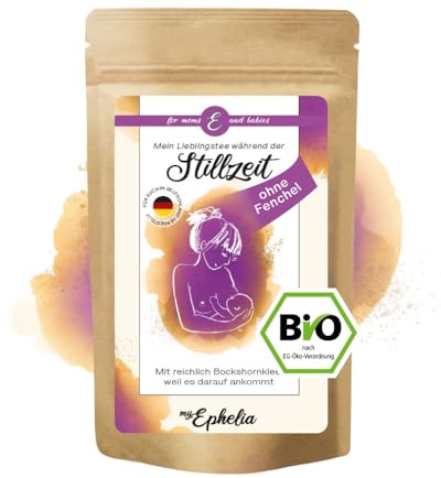myEphelia | Bio Stilltee [Ohne Fenchel] mit 21% Bockshornklee | bis zu 55 Tassen für Mütter nach der Geburt