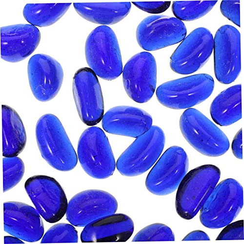 DRESSOOS Décorations en Pierre pour Aquarium 1000 G De Gravier en Verre pour Pot De Fleurs Pierres pour Aquariums