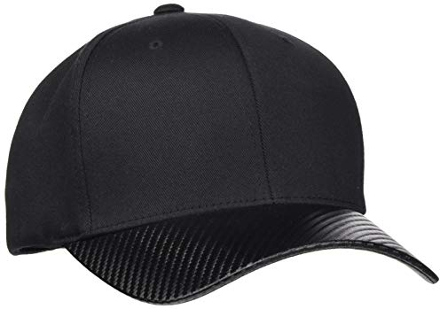 Flexfit Uni 6277CA-Carbon Cap, Black/Carbon, S/M