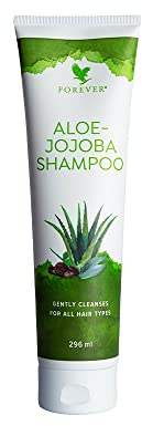 Forever Aloe Jojoba Shampoo – Sulfatfrei, frei von Parabenen, 40% Aloe Vera & Jojobaöl, Feuchtigkeitsspendend, Erfrischender Duft, 296 ml