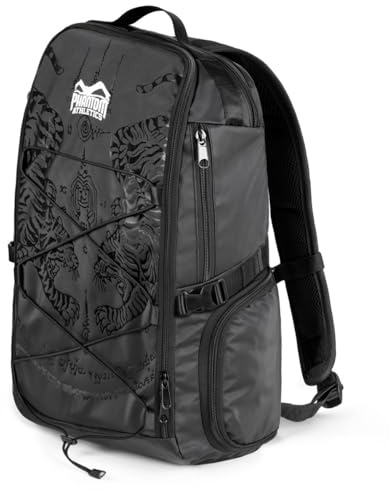 Phantom Athletics Kampfsport Rucksack - MMA Training - Herren Backpack, Daypack - Schwarz (25L, APEX Muay Thai)