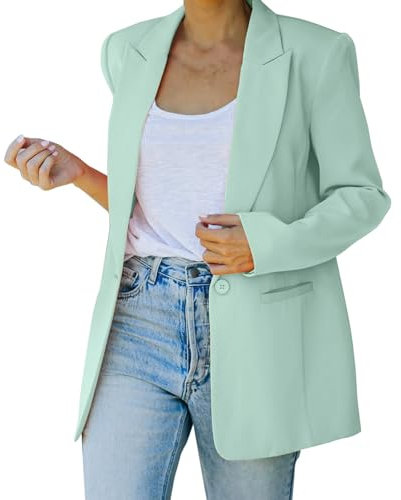 Generisch Damen Blazer, Langarm Glitzer Jackett - Diverse Größen -Damen Elegante Lange Ärmel Blazer Strickjacke Damen Cardigan Elegan Weiße Jacke Damen Blazer Damen Lila Flieder