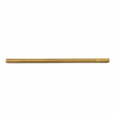 KSeSii Tige filetée en laiton M4 M5 M6 M8 M10 M12 M14 M16 500Mm de Long boulon métrique en laiton plein laiton massif tous les goujons de barre de tige filetée(M6)