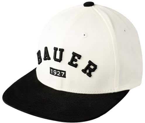 Bauer Suede Snapback Casquette Egret Senior pour hockey sur glace et hockey en ligne
