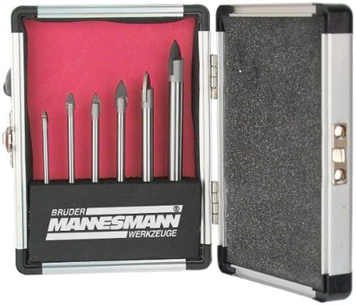 Brüder Mannesmann Glasbohrer-Satz, 6-teilig | M54806