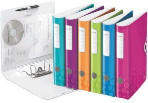Leitz 5 x Ordner Active Wow A4 60mm Polyfoam Sortiert