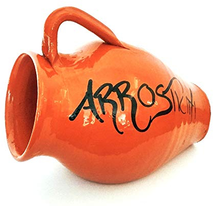 Mancini e Mancini srl Jarra con forma de ánfora para asados de mesa de terracota