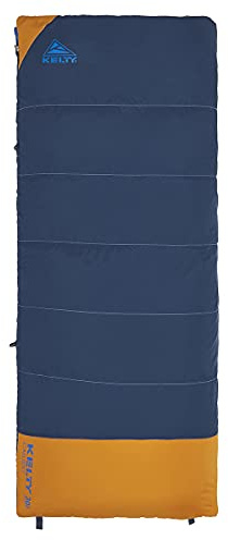 Kelty Callisto Kids 30 Degree Synthetic Insulated Sleeping Bag, Soft Shell, Stuff Sack Included for Boys and Girls