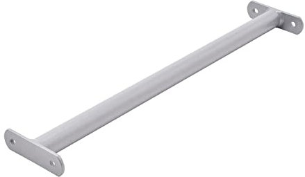 TRIBECCO® Barre de gymnastique en métal - 90 cm - Gris