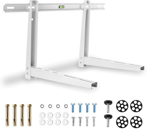 Cenipar Mini Split monteringsfäste för 7 000 Btu till 12 000 Btu mini delad luftkonditionering mini delad väggmonteringsfäste, stöder upp till 180 kg mini delad konsol