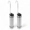 MIJOMA 2er Set Atmosphärische Luftbefeuchter für Heizkörper, stilvolle Wasserverdunster aus Edelstahl, 325ml, Verdampfer für angenehmes Raumklima und optimale Atmung, silberfarben matt