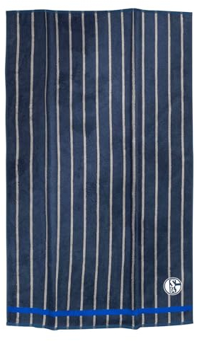 FC Schalke 04 Handtuch Navy Streifen