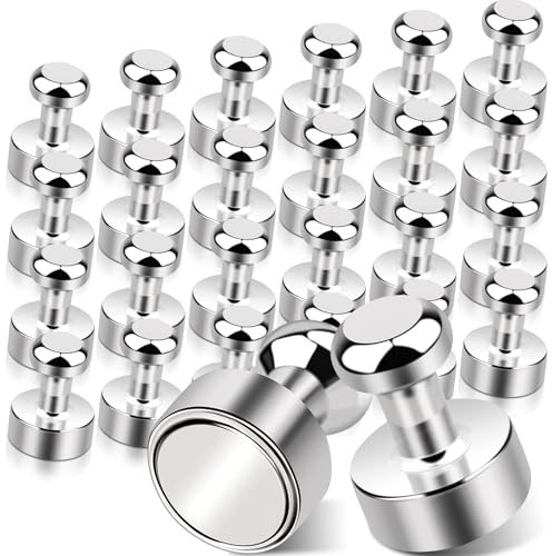 26 pièces d'aimants puissants, Petits aimants, Extra puissants, aimants puissants, Forte Tenue, aimants en néodyme, aimants de réfrigérateur, aimants pour Tableaux magnétiques, pour Tableau Blanc
