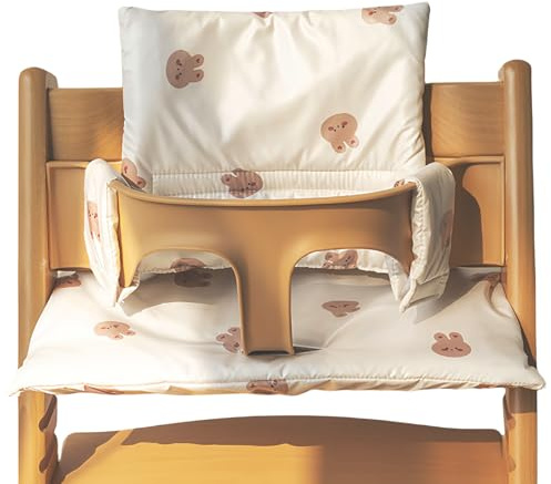 WANDGU Highchair barnstolskudde: halkfri barnstolskudde, barnstolskuddar Stokke Tripp Trapp, lätt att fästa och tvätta bekväm sits