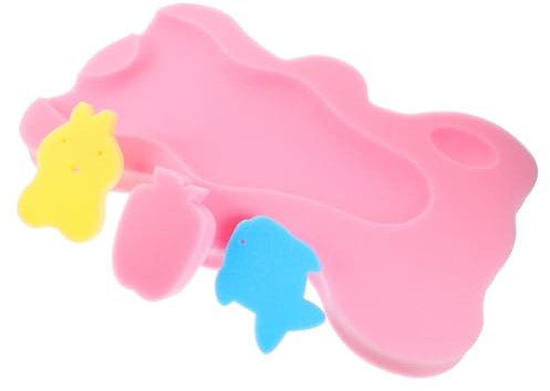Parliky Newborn Bath Support Sponge Cushion Mat for Soft Supple Bath Pad with Gentle Skin Protection Comfortable Non Slip for Safe Shower Experience
