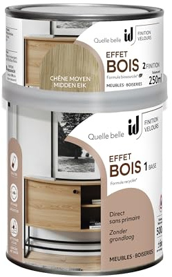 ID KIT PEINTURE EFFET BOIS CHÊNE MOYEN POUR MEUBLES ET OBJETS PARIS